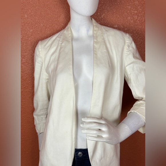 Babaton Atelier 'Keith' Off White Open Front Jacket in Espace Women's Size 6 - Picture 6 of 12